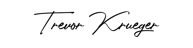 Trevor Krueger's signature